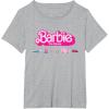 imageBarbie The Movie  Transportation Vehicles TShirtHeather Grey