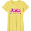 imageBarbie The Movie  Transportation Vehicles TShirtLemon Yellow