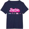 imageBarbie The Movie  Transportation Vehicles TShirtNavy Blue
