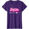 imageBarbie The Movie  Transportation Vehicles TShirtPurple