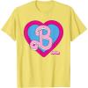 imageBarbie The Movie  B Heart Logo TShirtLemon Yellow