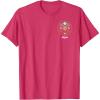 imageBarbie The Movie  Flamingo Crest TShirtRed Heather