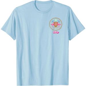 imageBarbie The Movie  Flamingo Crest TShirtBaby Blue