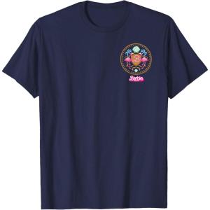 imageBarbie The Movie  Flamingo Crest TShirtNavy Blue