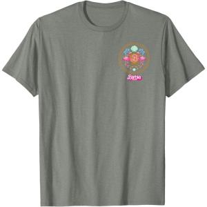 imageBarbie The Movie  Flamingo Crest TShirtOlive Heather