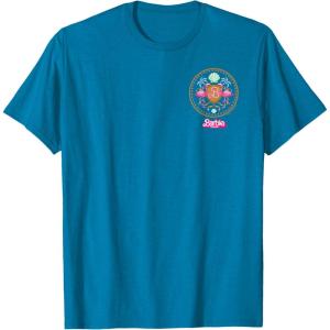 imageBarbie The Movie  Flamingo Crest TShirtSapphire Blue