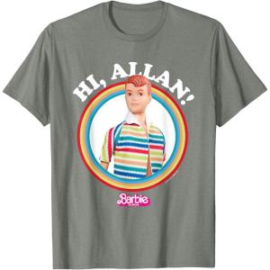 imageBarbie The Movie  Hi Allan TShirtOlive Heather
