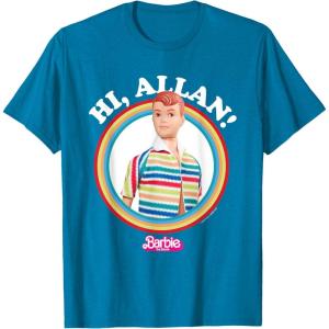 imageBarbie The Movie  Hi Allan TShirtSapphire Blue