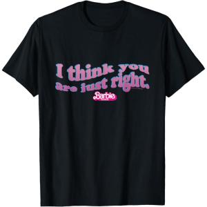 imageBarbie The Movie  Youre Just Right TShirtBlack