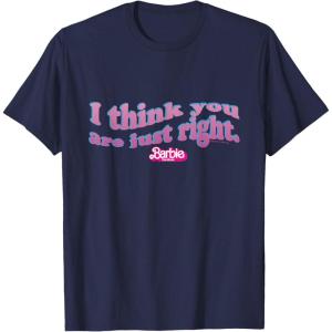 imageBarbie The Movie  Youre Just Right TShirtNavy Blue