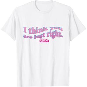 imageBarbie The Movie  Youre Just Right TShirtWhite