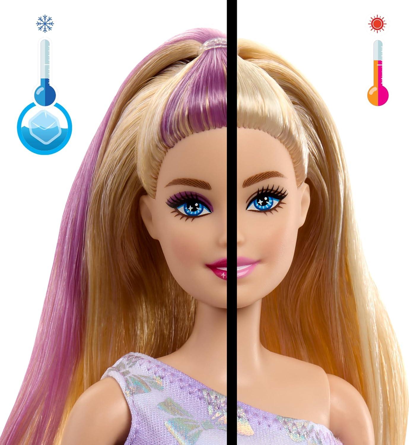imageBarbie Party Unboxed Doll ampamp Accessories Pet Birthday Series Birthday Bows Set with 10 Surprises Including Color Change ampamp CakeDecorating Activity