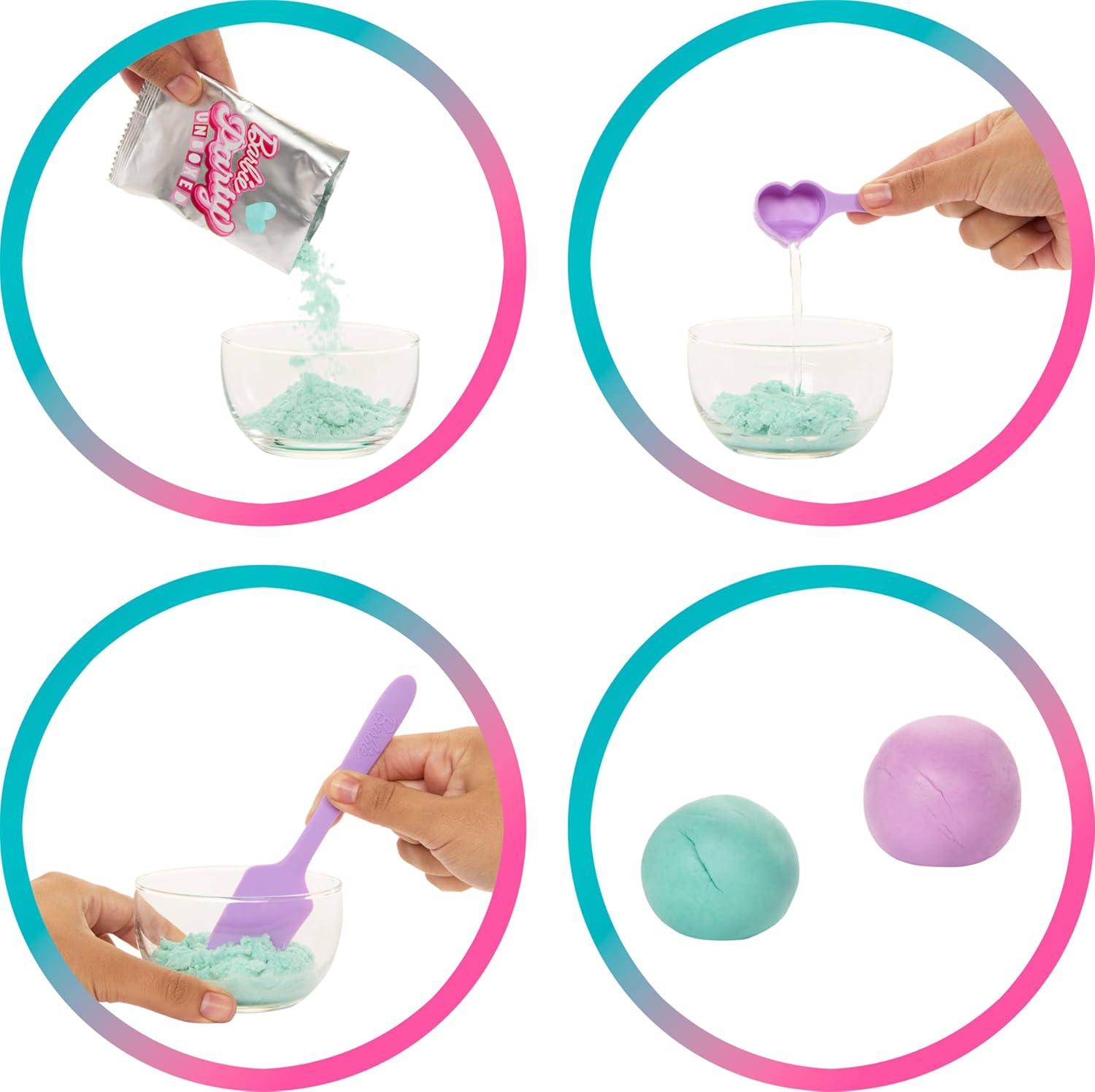 imageBarbie Party Unboxed Doll ampamp Accessories Pet Birthday Series Party Stars Set with 10 Surprises Including Color Change ampamp CakeDecorating Activity