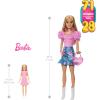 imageBarbie 28in Blonde Fashion Doll with Removable Fashions Pink Top Denim Skirt ampamp Cowboy Boots Necklace and Purse Accessory