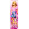 imageBarbie 28in Blonde Fashion Doll with Removable Fashions Pink Top Denim Skirt ampamp Cowboy Boots Necklace and Purse Accessory
