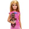 imageBarbie Baby Doctor Doll with Blonde Fashion Doll Wearing Pink Scrubs 1 Baby Doll with Baby Accessories ampamp Furniture