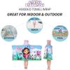 imageBarbie BathPoolBeach Soft Cotton Terry Hooded Towel Wrap 24 in x 50 in By Franco KidsAssorted