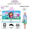 imageBarbie BathPoolBeach Soft Cotton Terry Hooded Towel Wrap 24 in x 50 in By Franco KidsAssorted
