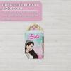 imageBarbie BathPoolBeach Soft Cotton Terry Hooded Towel Wrap 24 in x 50 in By Franco KidsBarbie