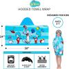 imageBarbie BathPoolBeach Soft Cotton Terry Hooded Towel Wrap 24 in x 50 in By Franco KidsDr Seuss Cat in the Hat