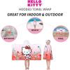 imageBarbie BathPoolBeach Soft Cotton Terry Hooded Towel Wrap 24 in x 50 in By Franco KidsHello Kitty