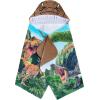 imageBarbie BathPoolBeach Soft Cotton Terry Hooded Towel Wrap 24 in x 50 in By Franco KidsJurassic World Dominion