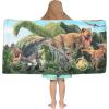 imageBarbie BathPoolBeach Soft Cotton Terry Hooded Towel Wrap 24 in x 50 in By Franco KidsJurassic World Dominion
