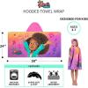 imageBarbie BathPoolBeach Soft Cotton Terry Hooded Towel Wrap 24 in x 50 in By Franco KidsKarmas World
