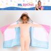 imageBarbie BathPoolBeach Soft Cotton Terry Hooded Towel Wrap 24 in x 50 in By Franco KidsMs Rachel  Joy of Learning