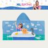 imageBarbie BathPoolBeach Soft Cotton Terry Hooded Towel Wrap 24 in x 50 in By Franco KidsMs Rachel  Splash is Fun