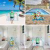 imageBarbie BathPoolBeach Soft Cotton Terry Hooded Towel Wrap 24 in x 50 in By Franco KidsMulticolor