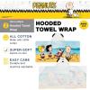 imageBarbie BathPoolBeach Soft Cotton Terry Hooded Towel Wrap 24 in x 50 in By Franco KidsPeanuts