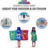 imageBarbie BathPoolBeach Soft Cotton Terry Hooded Towel Wrap 24 in x 50 in By Franco KidsPj Masks