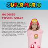 imageBarbie BathPoolBeach Soft Cotton Terry Hooded Towel Wrap 24 in x 50 in By Franco KidsSuper Mario Girl  Princess Peach