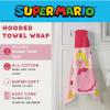 imageBarbie BathPoolBeach Soft Cotton Terry Hooded Towel Wrap 24 in x 50 in By Franco KidsSuper Mario Girl  Princess Peach