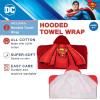 imageBarbie BathPoolBeach Soft Cotton Terry Hooded Towel Wrap 24 in x 50 in By Franco KidsSuperman