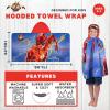 imageBarbie BathPoolBeach Soft Cotton Terry Hooded Towel Wrap 24 in x 50 in By Franco KidsThe Flash