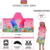 imageBarbie BathPoolBeach Soft Cotton Terry Hooded Towel Wrap 24 in x 50 in By Franco KidsTrolls