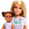 imageBarbie Dentist Doll with Blonde Fashion Doll with Blue Dress and Lab Coat 1 Kid Doll Medical Doctor Furniture ampamp AccessoriesBlue