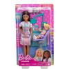 imageBarbie Dentist Doll with Brunette Fashion Doll with Blue Dress and Lab Coat 1 Kid Doll Medical Doctor Furniture ampamp Accessories