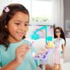 imageBarbie Dentist Doll with Brunette Fashion Doll with Blue Dress and Lab Coat 1 Kid Doll Medical Doctor Furniture ampamp Accessories