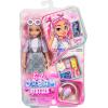 imageBarbie Dream Besties Doll and Accessories Daisy Jean Posable Fashion Doll with Removable Fashions ampamp Wavy Pink Hair 9 DJ ampamp Music Themed Pieces