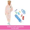 imageBarbie Dream Besties Doll and Accessories Ken Posable Fashion Doll with Removable Fashions ampamp Blonde Hair 9 Summer ampamp Skateboard Themed Pieces