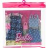 imageBarbie Fashions Clothing Set 2 Denim Outfits for Fashion Doll Include Dress Top ampamp Shorts ampamp 2 Accessories