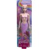 imageBarbie Mermaid Doll with Pink Fantasy Hair ampamp Headband Accessory Toy with StarfishInspired Bodice ampamp Soft Orange TailLavender