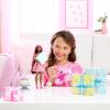 imageBarbie Party Unboxed Doll ampamp Accessories Pet Birthday Series Shimmerin Hearts Set with 10 Surprises Including Color Change ampamp CakeDecorating Activity