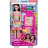 imageBarbie Teacher Doll with Brunette Fashion Doll with Printed Dress 1 Toddler Doll ampamp Teaching AccessoriesBlonde Toddler Doll