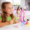 imageBarbie Teacher Doll with Brunette Fashion Doll with Printed Dress 1 Toddler Doll ampamp Teaching AccessoriesBrunette Toddler Doll