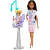 imageBarbie Dentist Doll with Brunette Fashion Doll with Blue Dress and Lab Coat 1 Kid Doll Medical Doctor Furniture ampamp Accessories