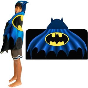 imageBarbie BathPoolBeach Soft Cotton Terry Hooded Towel Wrap 24 in x 50 in By Franco KidsBatman  2